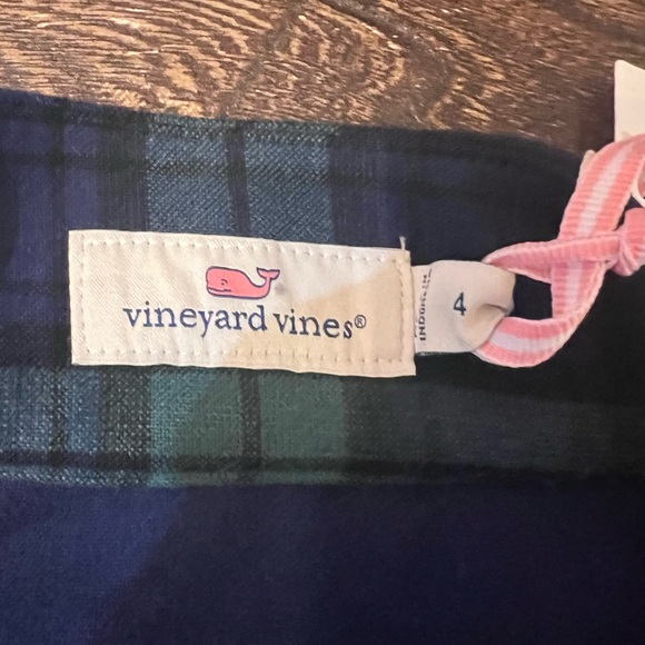 NWT Vineyard Vines Size 4 Plaid Mini Skirt Wool Blend - Picture 6 of 8